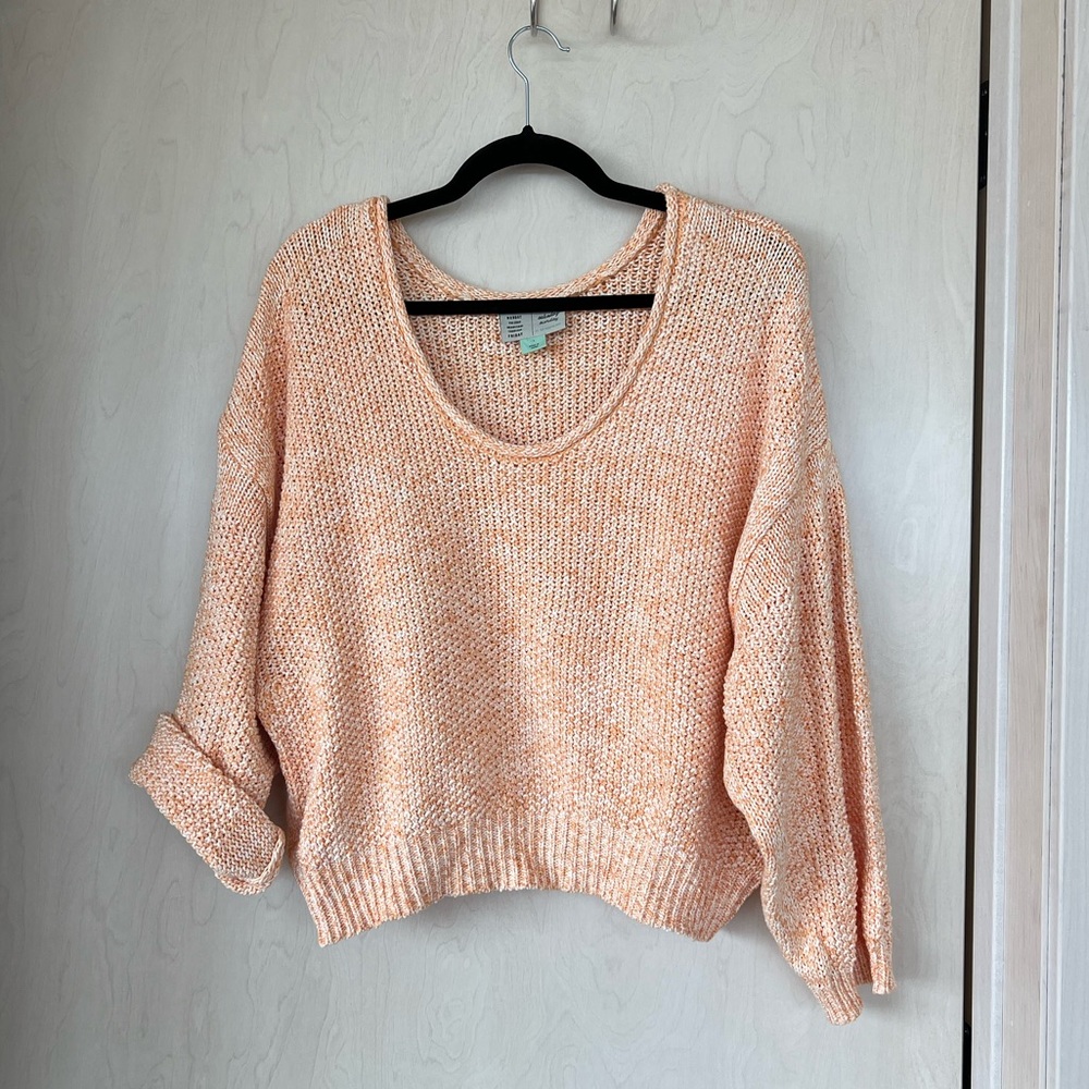 Anthropologie Sweater in Orange, like new, size L